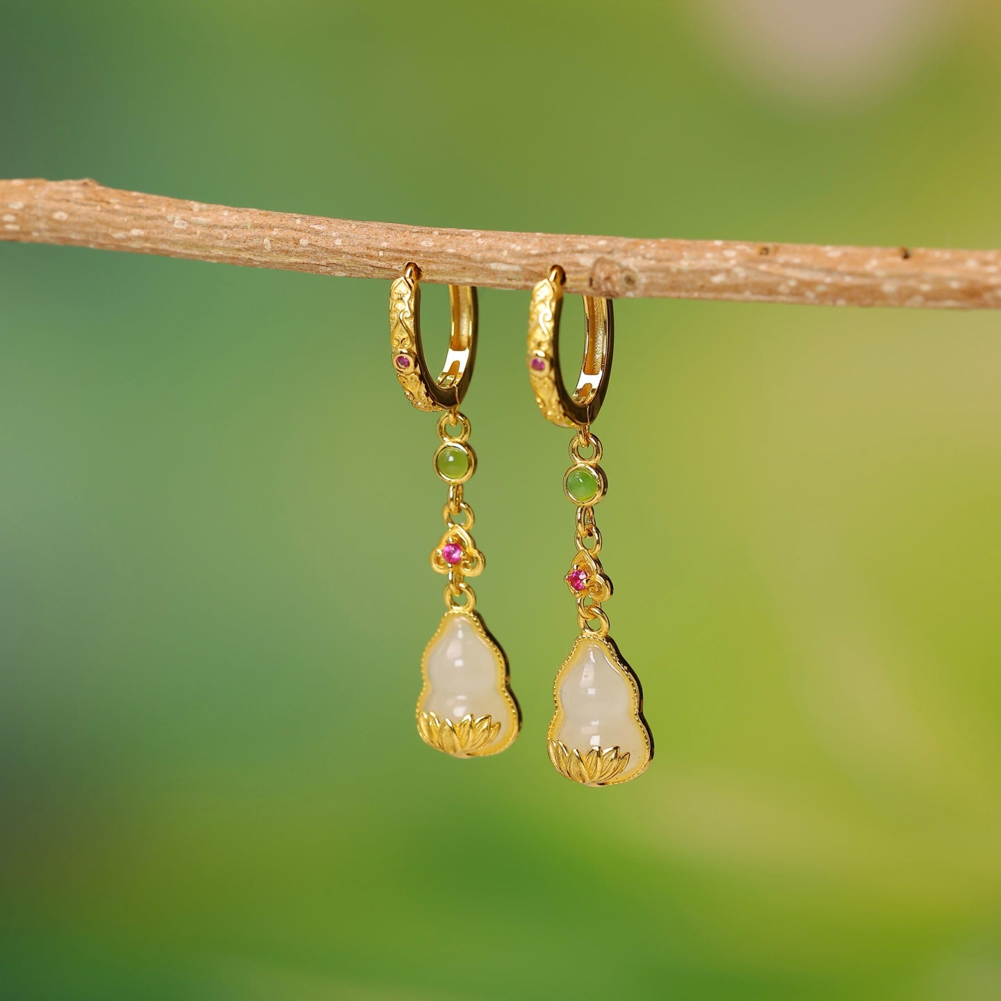 925_Silver_Nephrite_Earrings_Fine_Texture_169