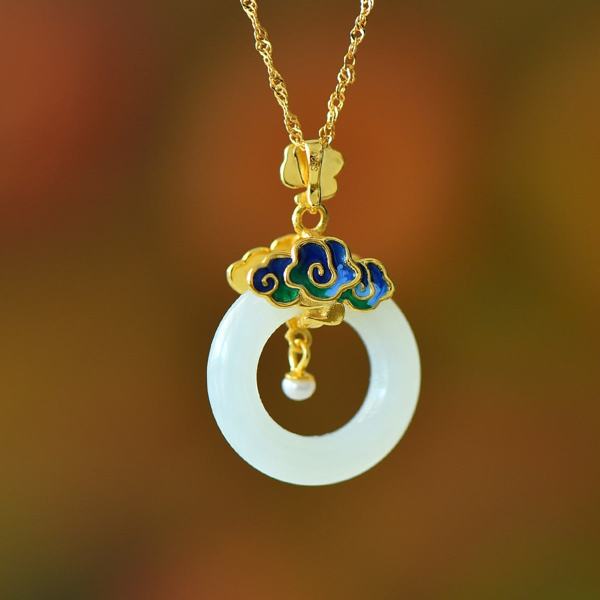 S925_Sterling_Silver_Hetian_Jade_Pendant_Auspicious_Cloud