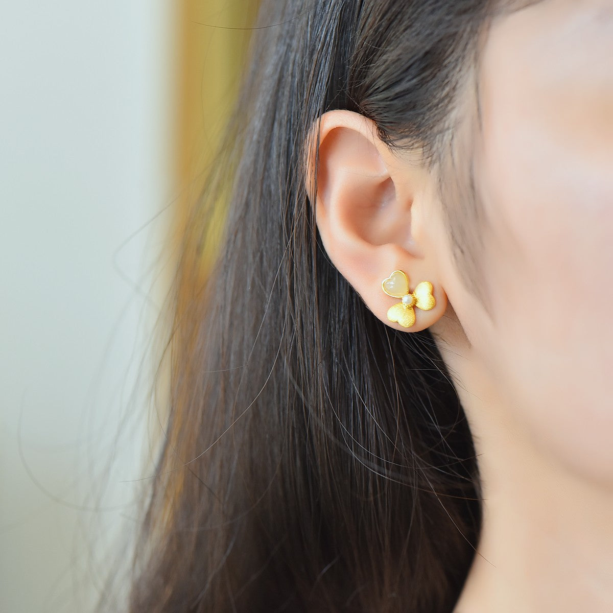 925_Silver_Nephrite_Earrings_Fine_Texture_With_Certificate_150