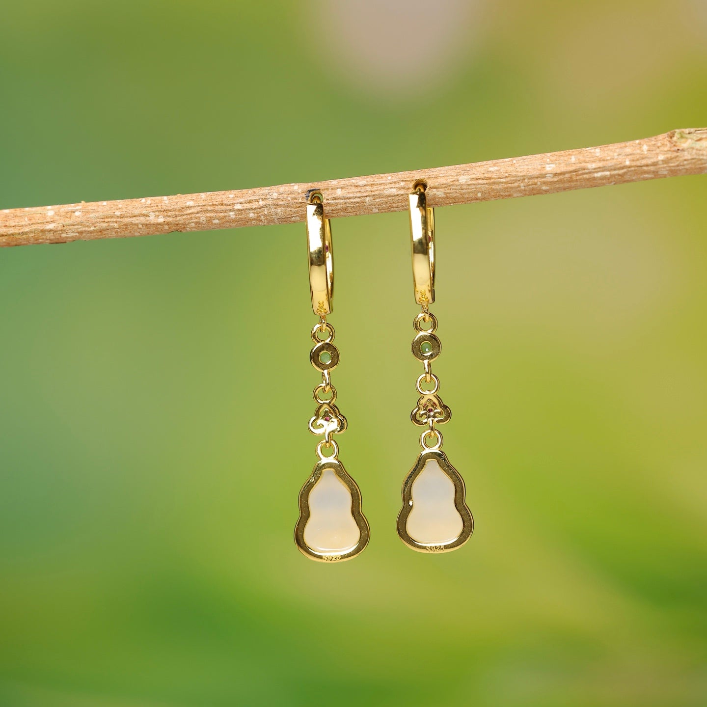 925_Silver_Nephrite_Earrings_Fine_Texture_169