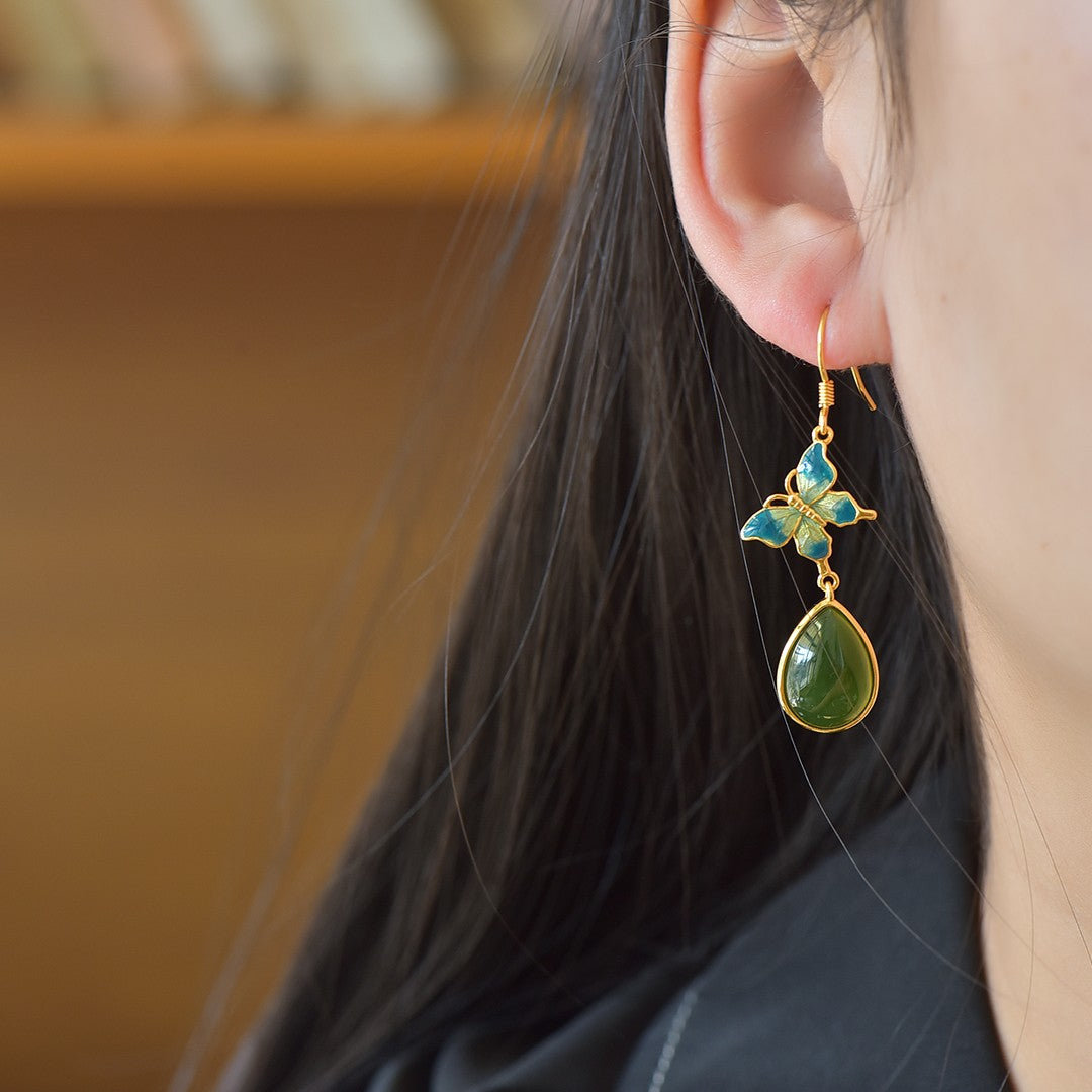 925_Silver_Nephrite_Green_Jade_Earrings_127