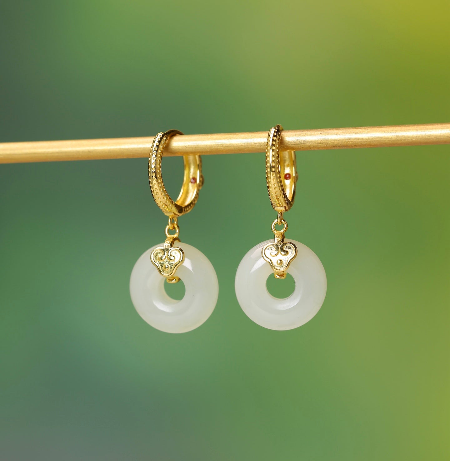 925_Silver_Nephrite_Earrings_Fine_Texture_173