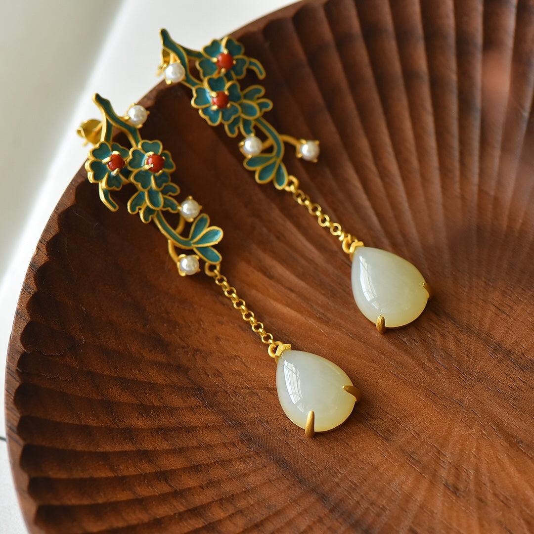 925_Silver_YtInlaid_Nephrite_Nephrite_Earrings