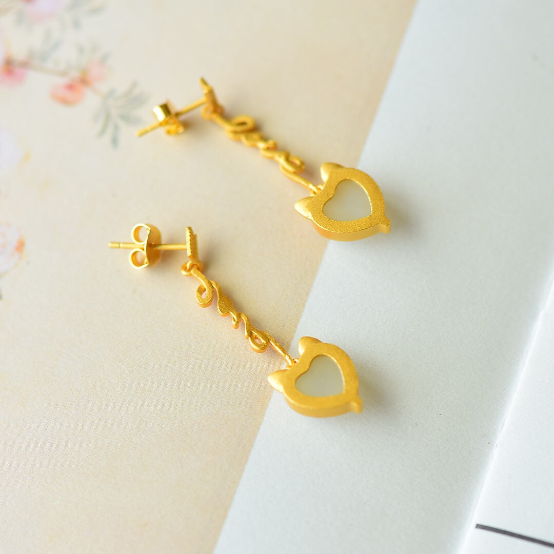 925_Silver_Yt_Nephrite_Earrings_Fine_Texture_Exquisite