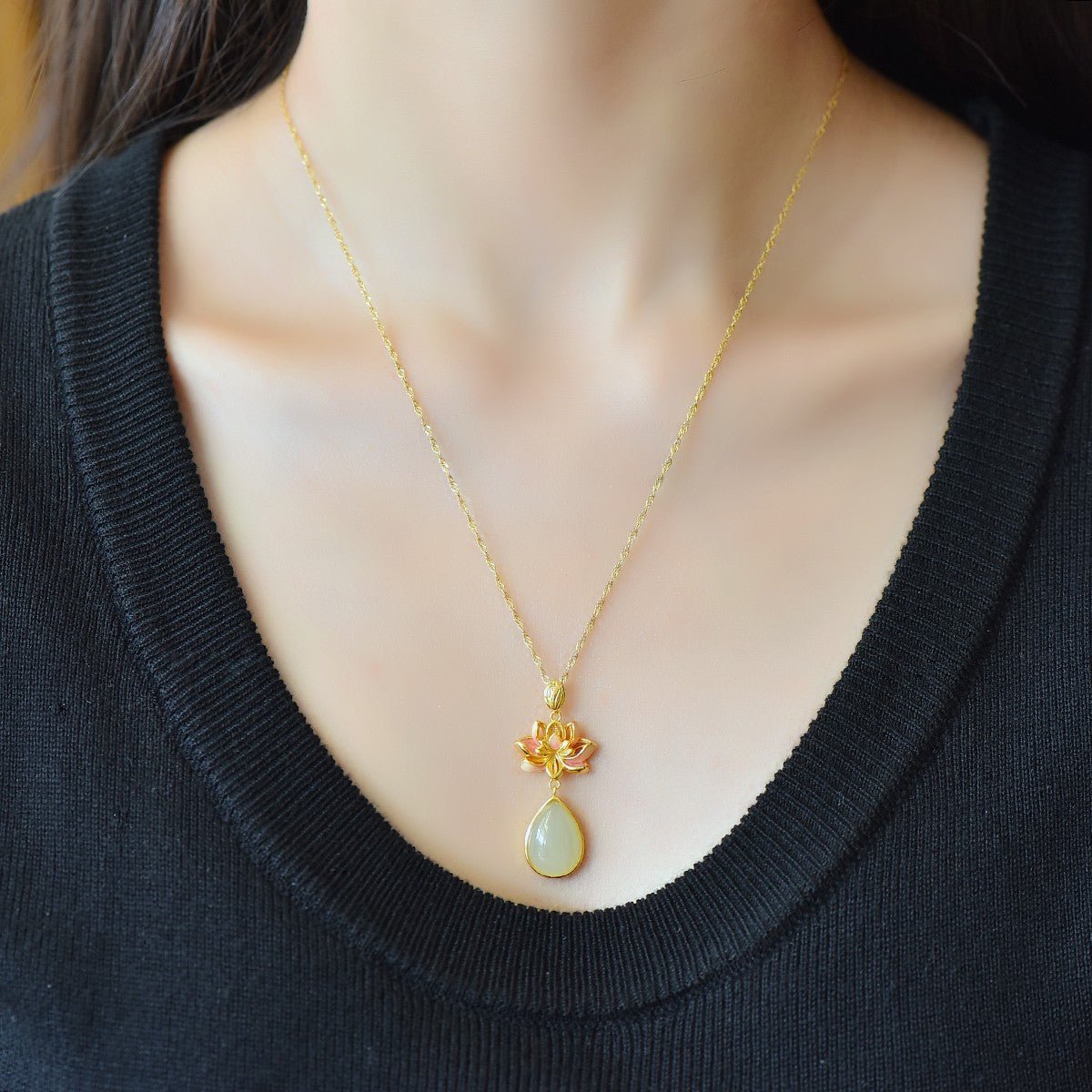 S925_Sterling_Silver_Hetian_Jade_Pendant_Lotus_8