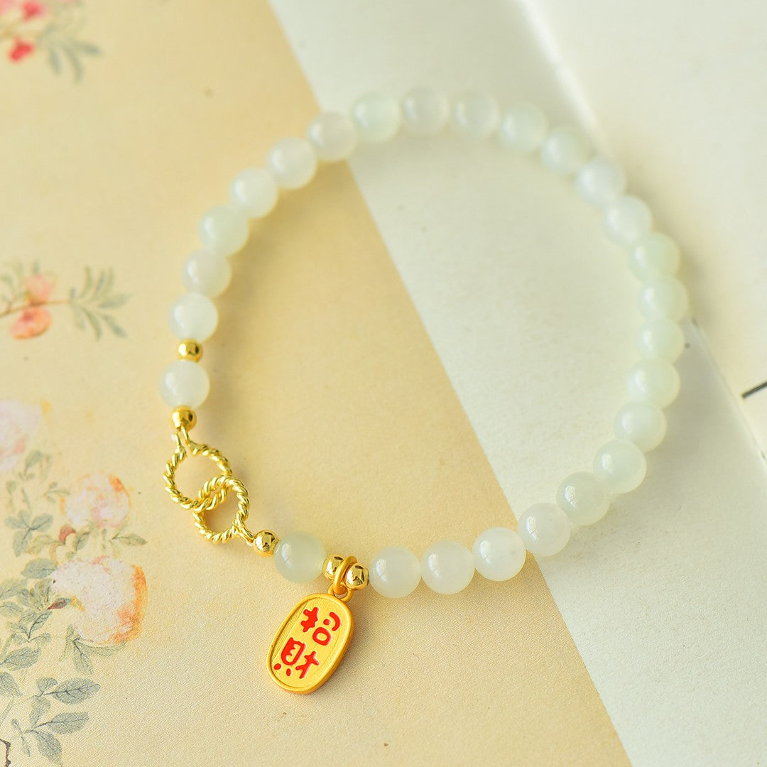 S925 Silver Nephrite Jade Bangle - Butterfly & Heart Fine Jewelry