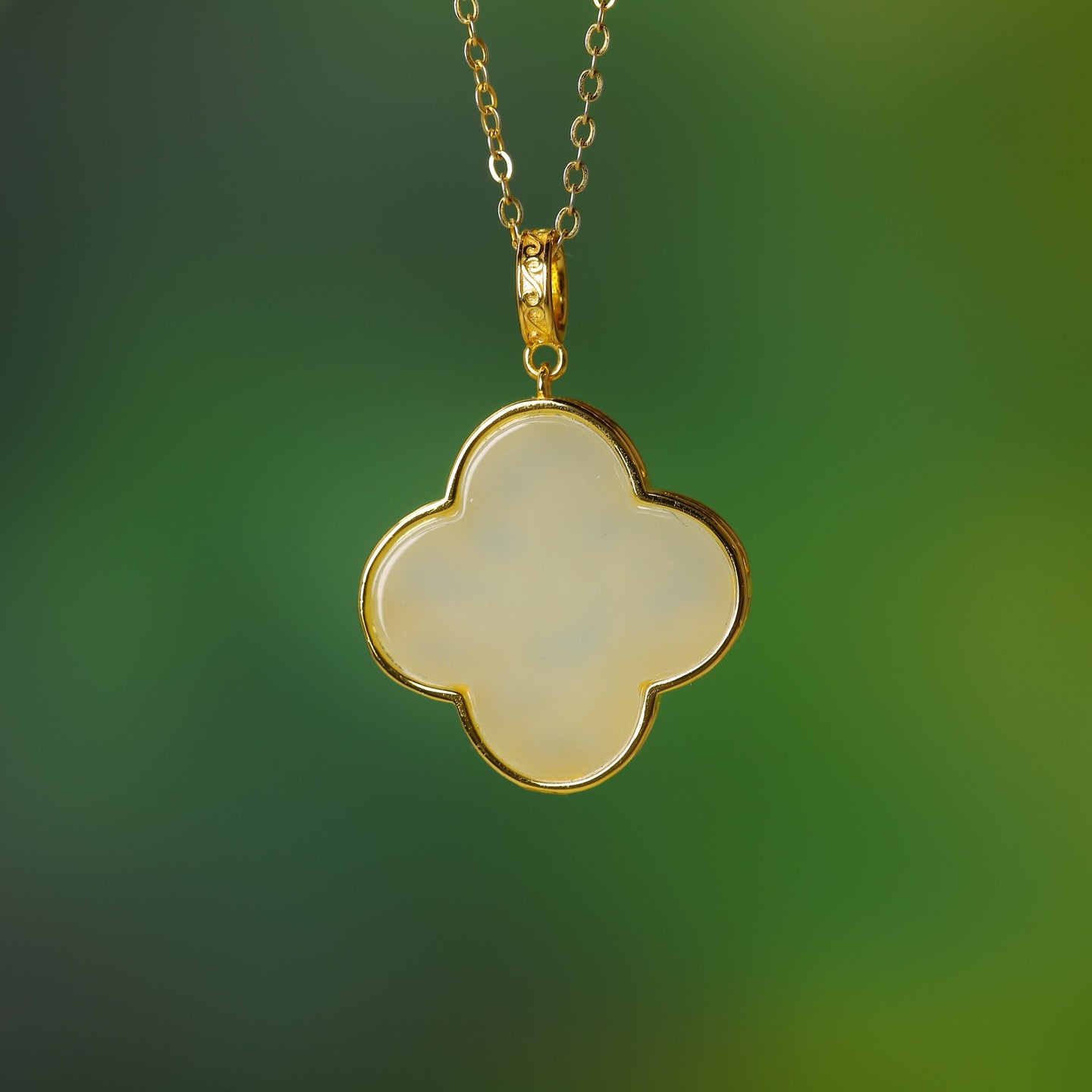 S925_Sterling_Silver_Hetian_Jade_Pendant_Clover_Pony