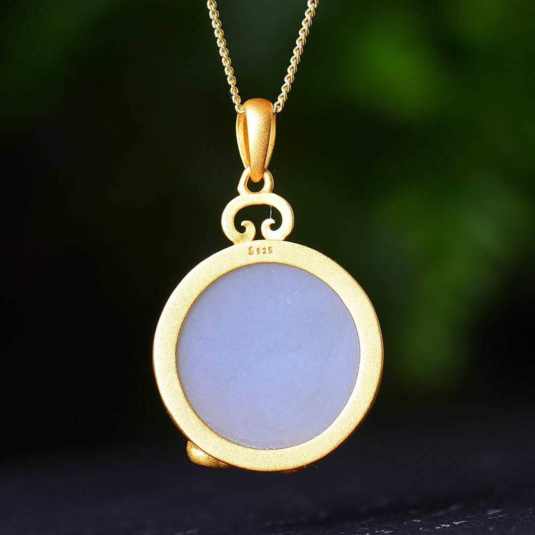 S925_Sterling_Silver_Hetian_Jade_Pendant_Rabbit