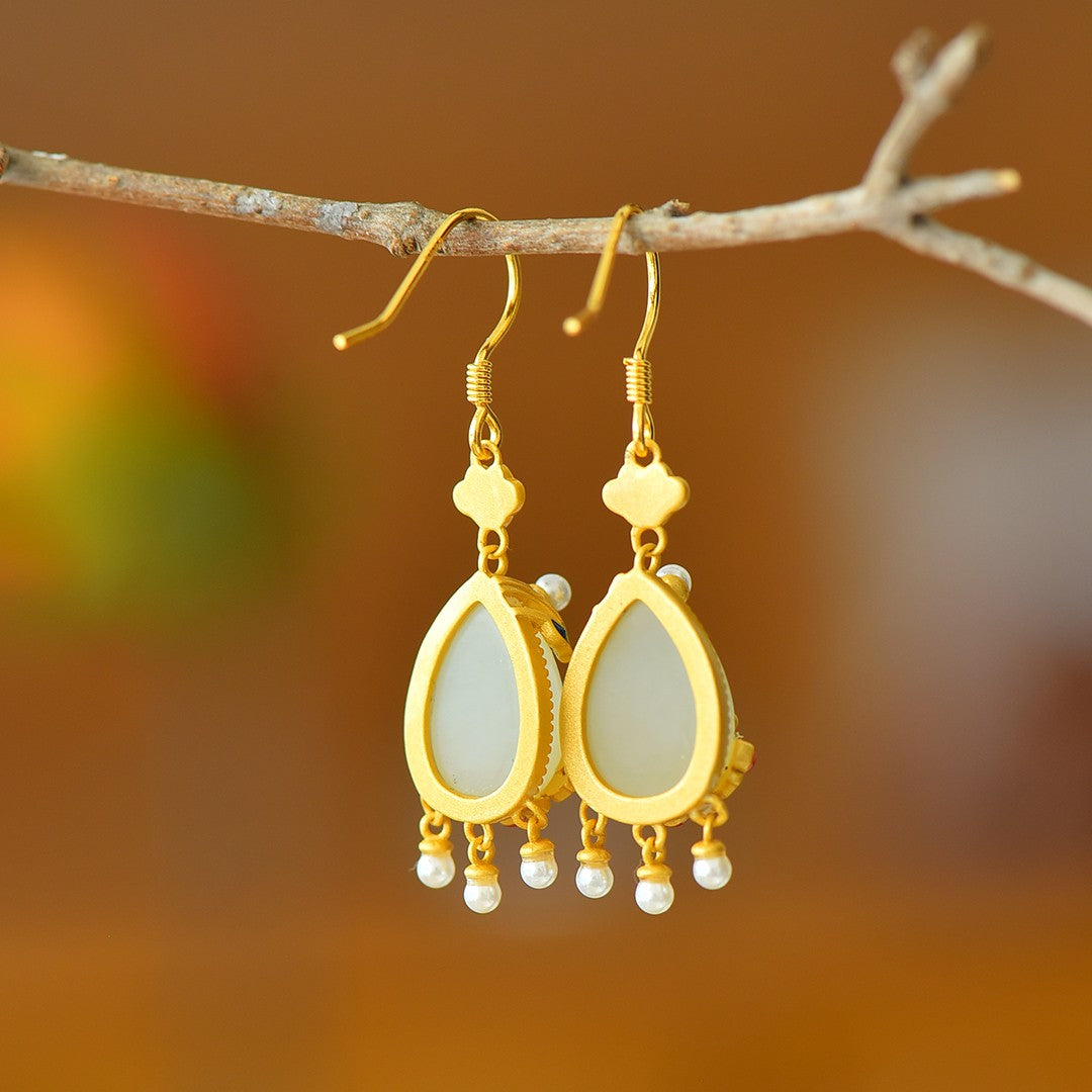 925_Silver_Nephrite_Earrings_With_Certificate_99
