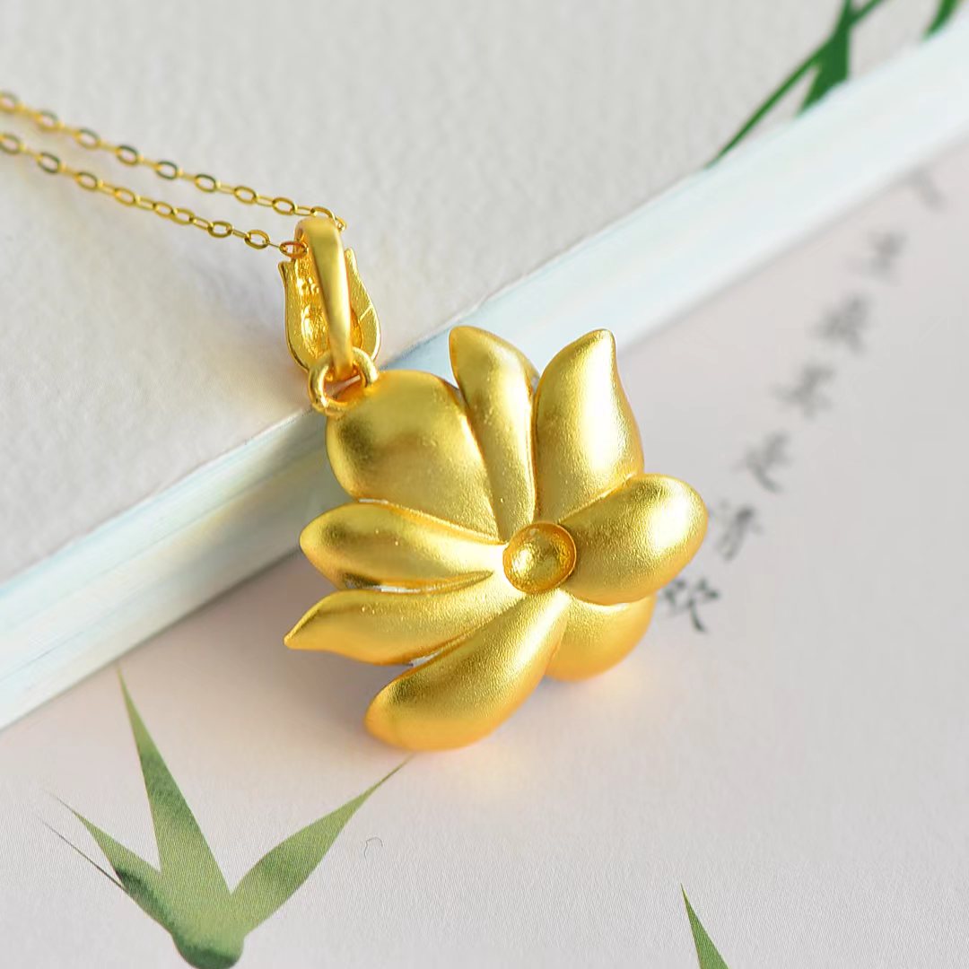 S925_Sterling_Silver_Hetian_Jade_Pendant_Lotus_1