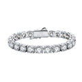 Moissanite Silver Tennis Bracelet (24-32 cttw)