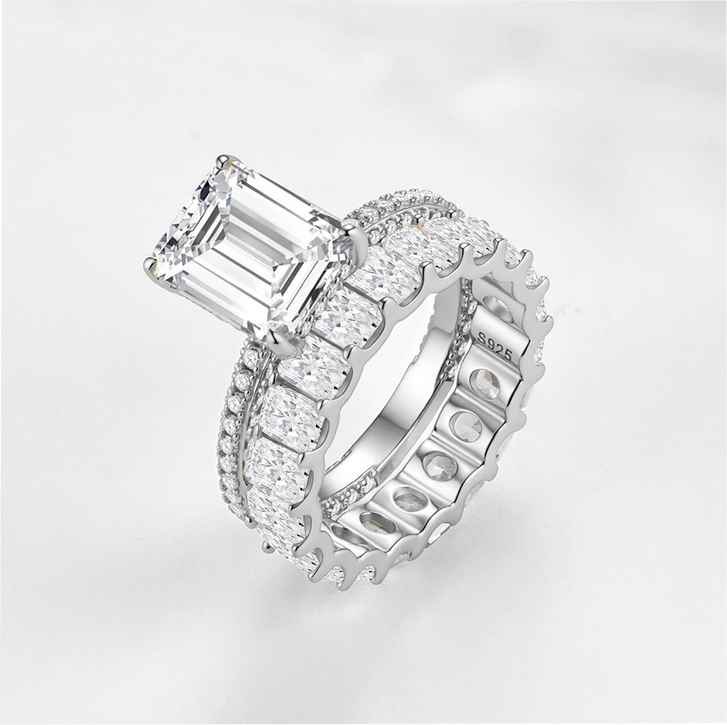 S925 Flawless 5A CZ Solitaire Ring | Exceptional Fire & Brilliance Premium Jewelry