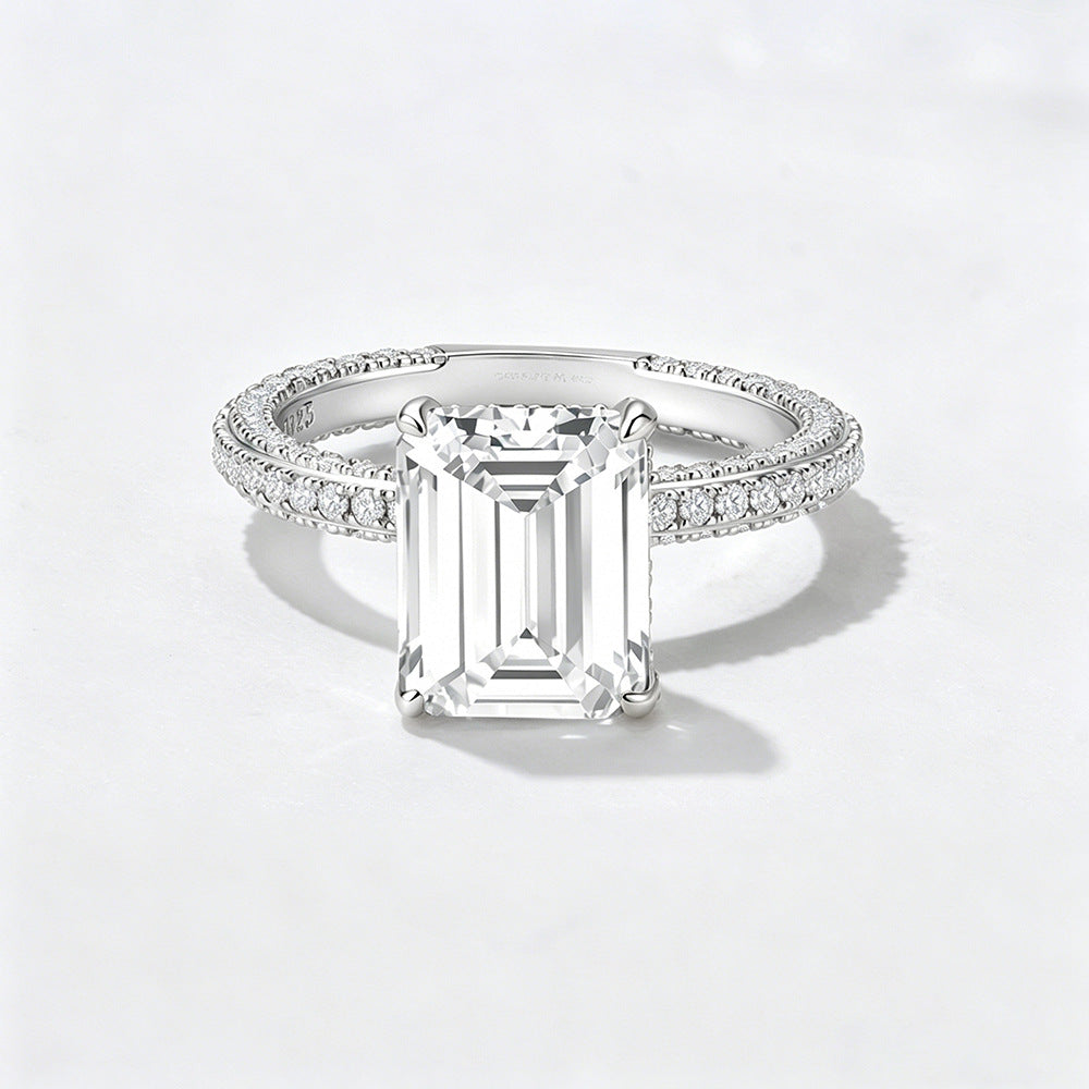 S925 Flawless 5A CZ Solitaire Ring | Exceptional Fire & Brilliance Premium Jewelry