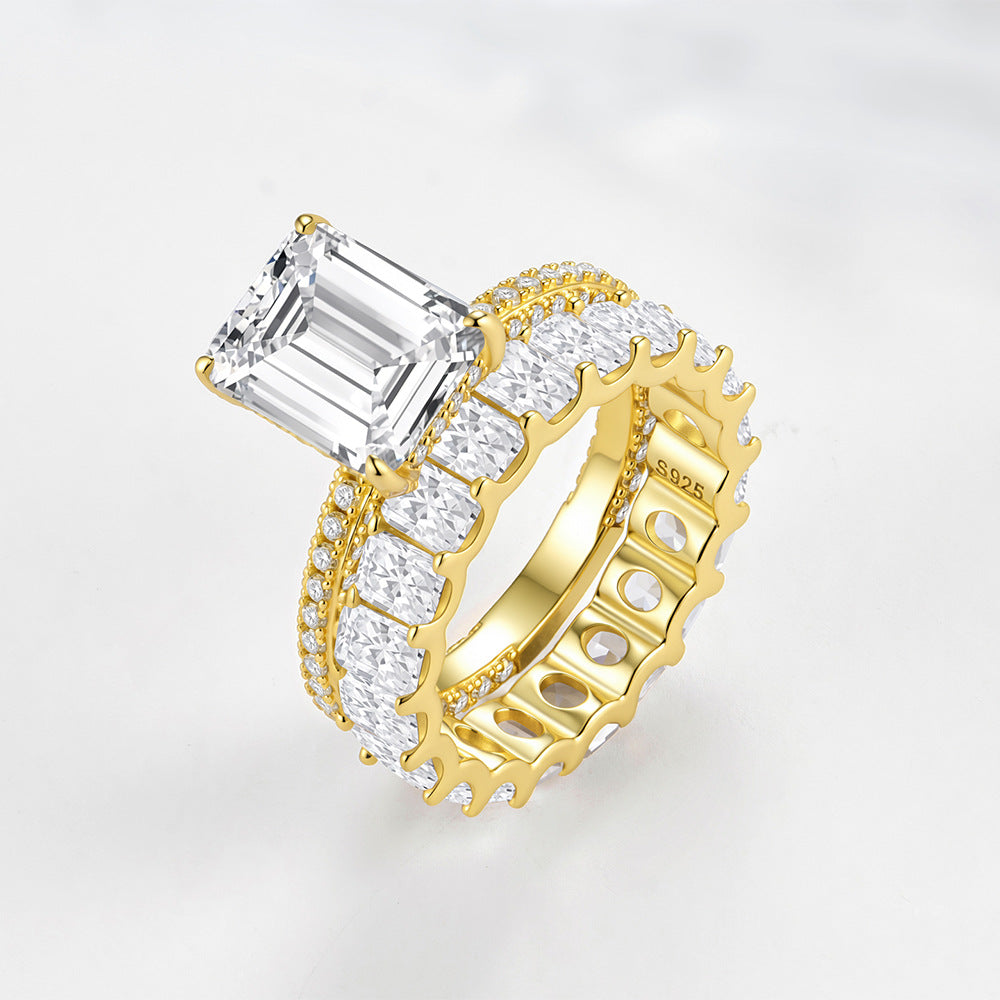 S925 Flawless 5A CZ Solitaire Ring | Exceptional Fire & Brilliance Premium Jewelry