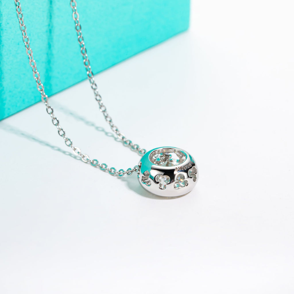 Round Cut Moissanite Pendant Necklace (0.5-5 ct)