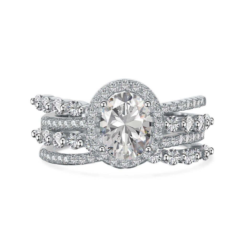 S925 Silver 1.5ct Pear-Shaped Moissanite Ring for Women | Elegant Luxury Silver Jewelry | Timeless Engagement or Gift Idea